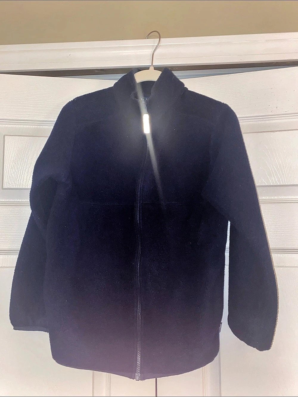 L.L.Bean Kids Fleece Full Zip Jacket Blue Baby 3T